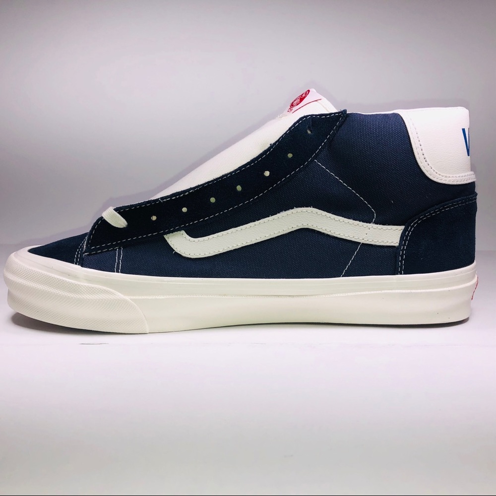 VANS OG Mid Skool LX Parisian Night Blue Sneakers - Picture 3 of 10
